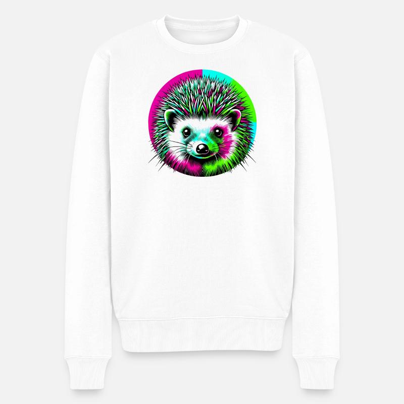 Hérisson - Pull Premium bio Homme - blanc
