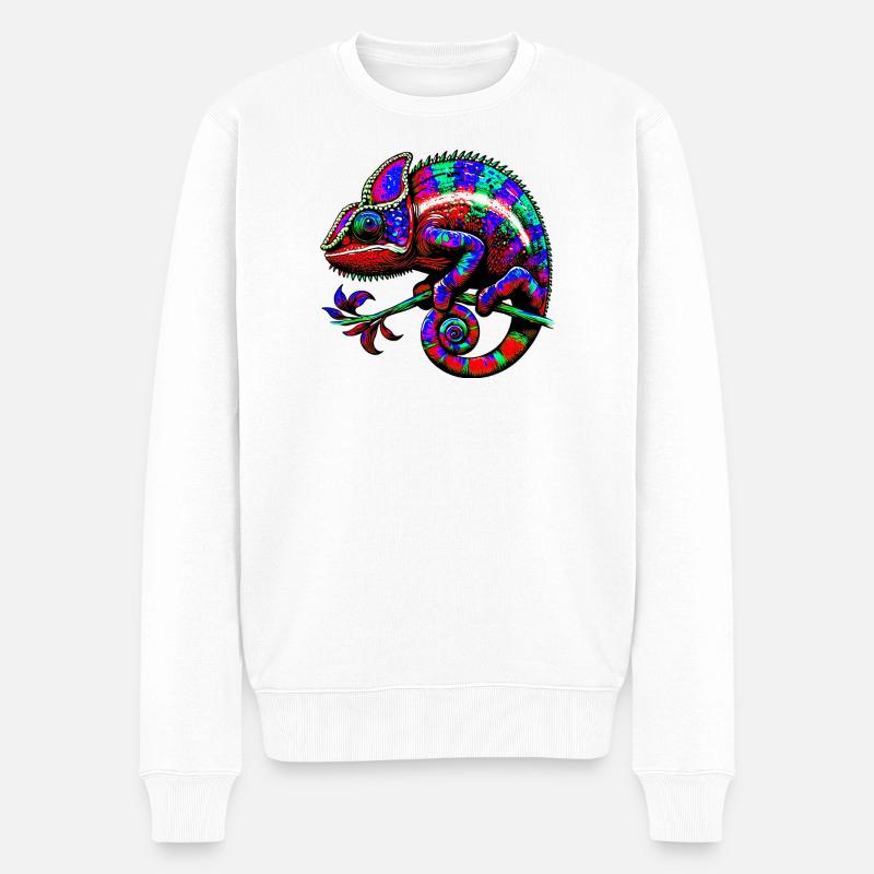 Caméléon - Pull Premium bio Homme - blanc
