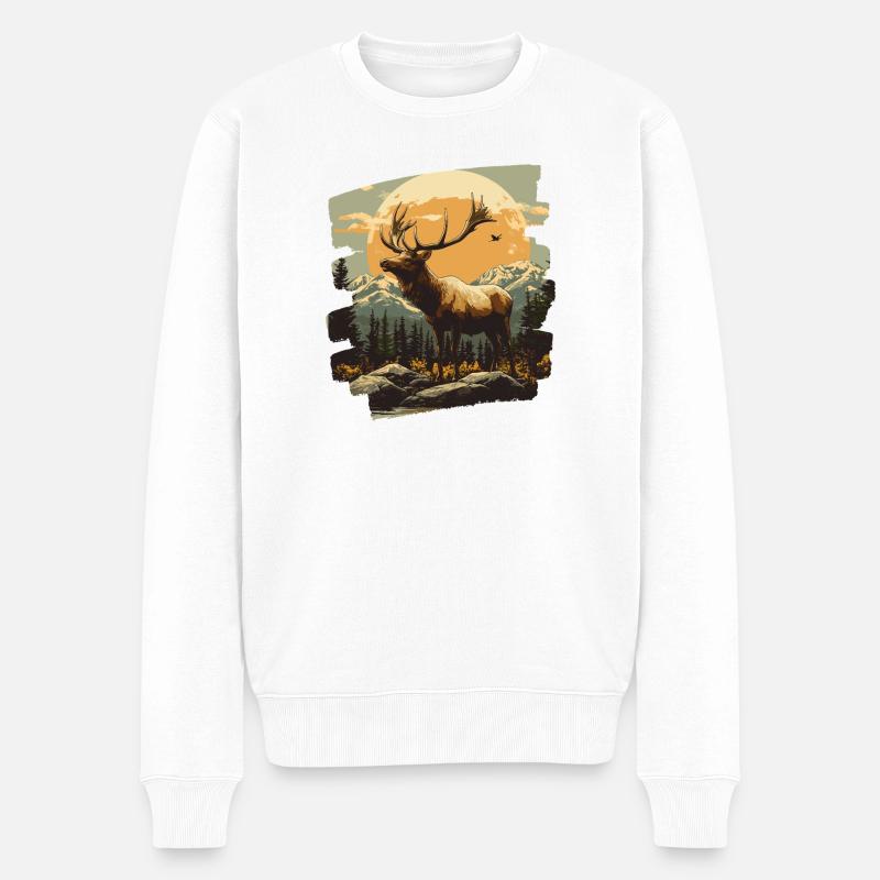 Orignal Rétro - Pull Premium bio Homme - blanc