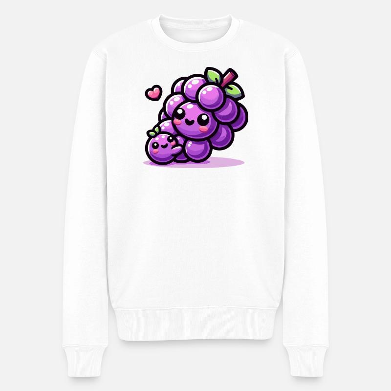 Raisin doux Design - Pull Premium bio Homme - blanc