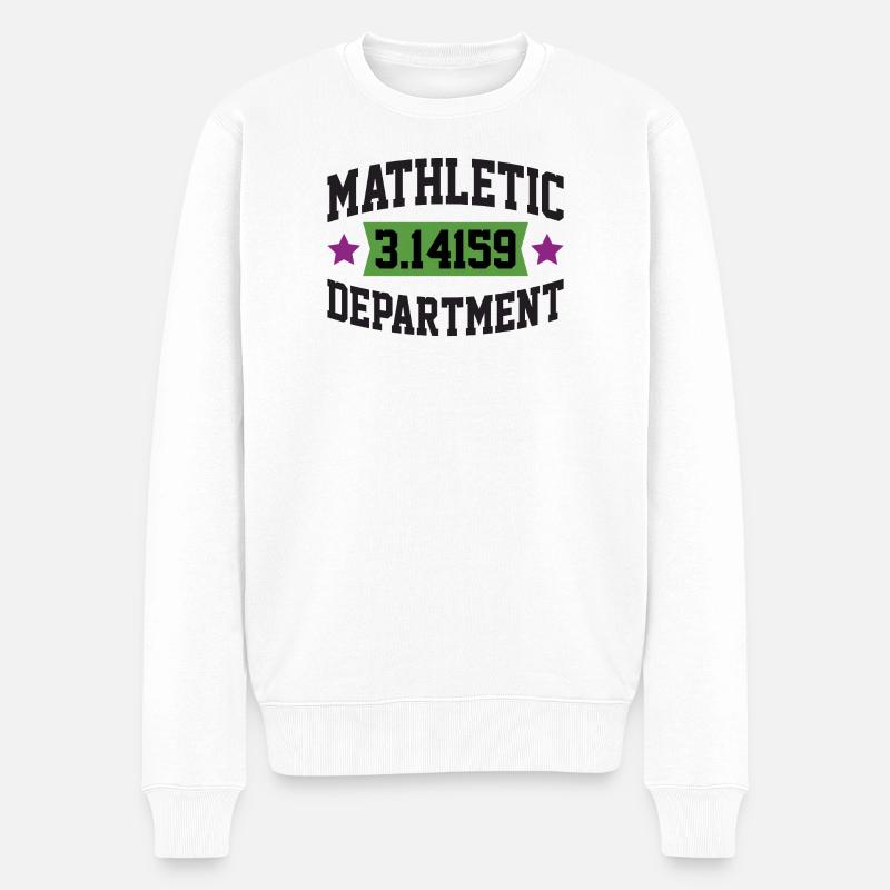 Département Mathletic - Pull Premium bio Homme - blanc