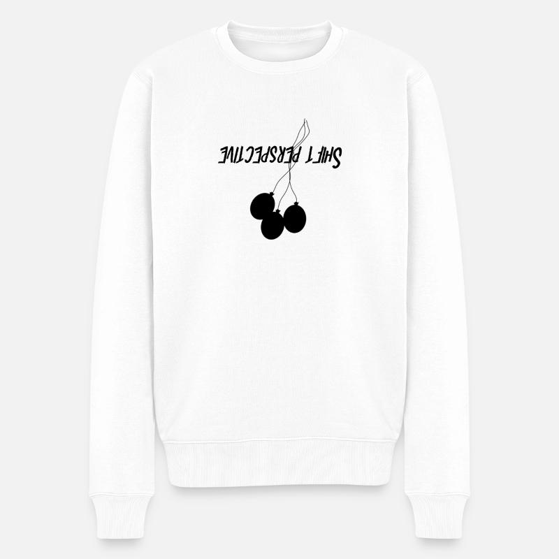 Changer de perspective - Pull Premium bio Homme - blanc