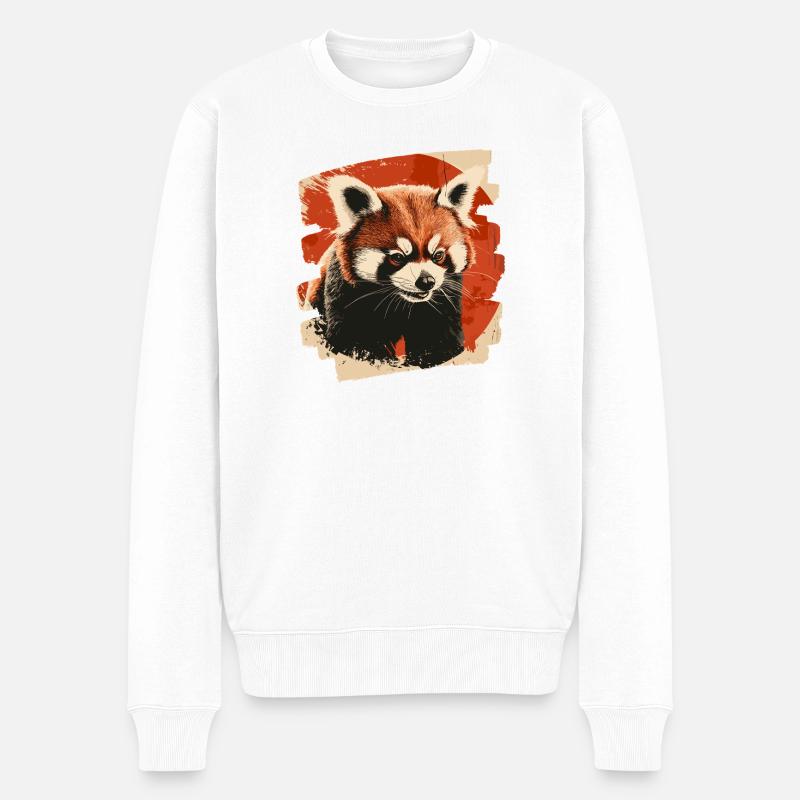 Petit panda - Pull Premium bio Homme - blanc