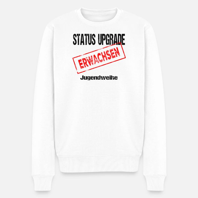 Jugendweihe - Jugendweihe 2026 - Männer Premium Bio Pullover - Weiß