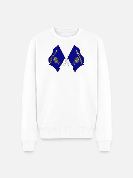 Deux drapeaux ont traversé l’Oregon - Pull Premium bio Homme - blanc