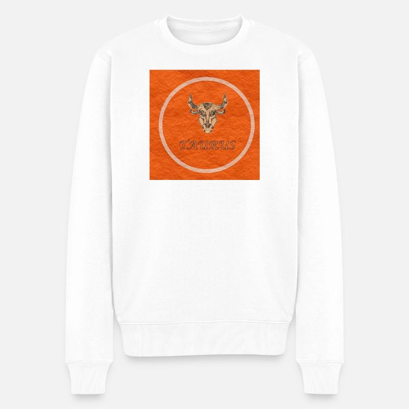 Taureau - Pull Premium bio Homme - blanc