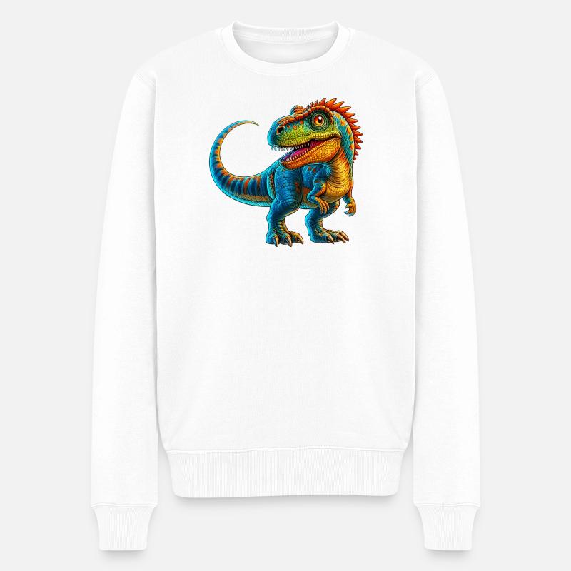 Dinosaure - Pull Premium bio Homme - blanc
