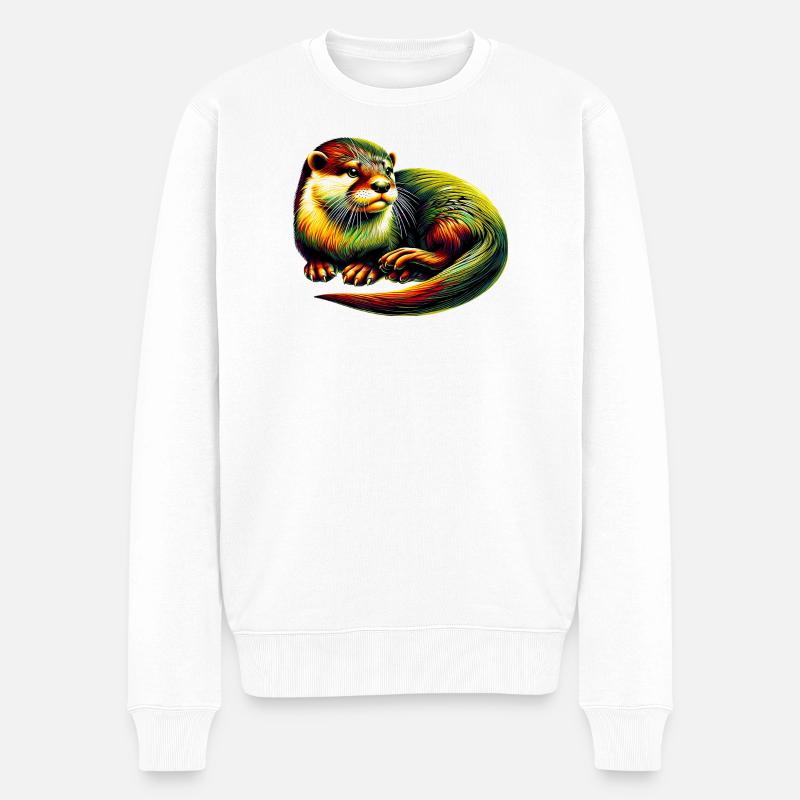 Loutre - Pull Premium bio Homme - blanc