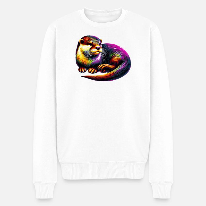 Loutre - Pull Premium bio Homme - blanc