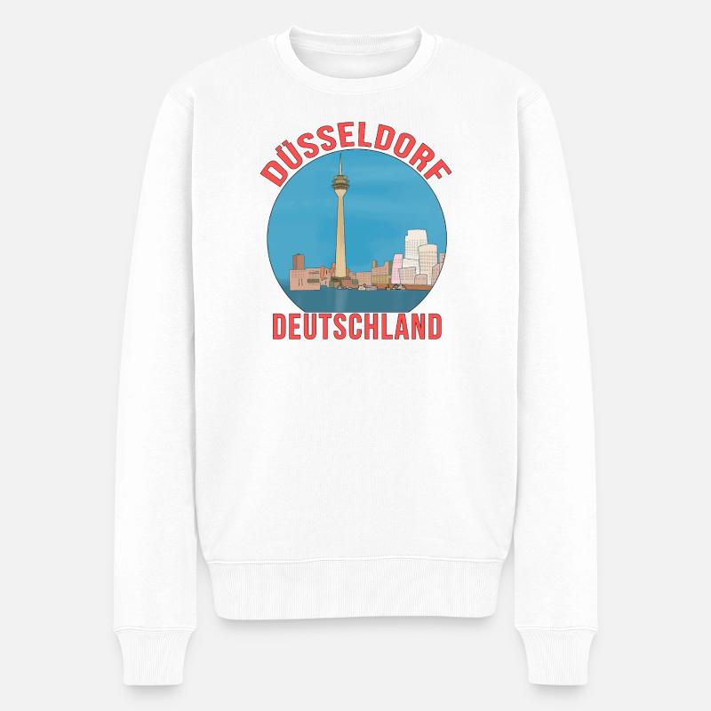 Düsseldorf, Allemagne - Pull Premium bio Homme - blanc