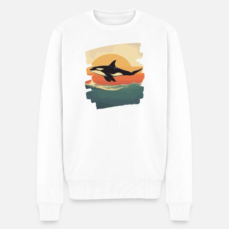 Orque - Pull Premium bio Homme - blanc