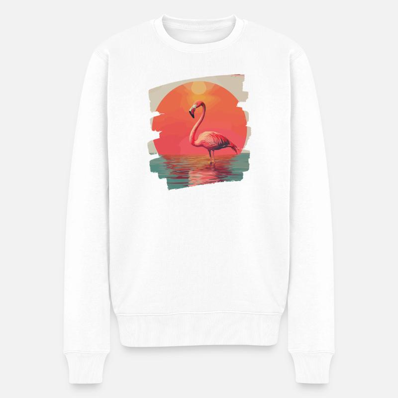 Flamant - Pull Premium bio Homme - blanc