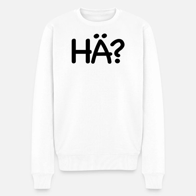 Excusez-moi, hein - Pull Premium bio Homme - blanc