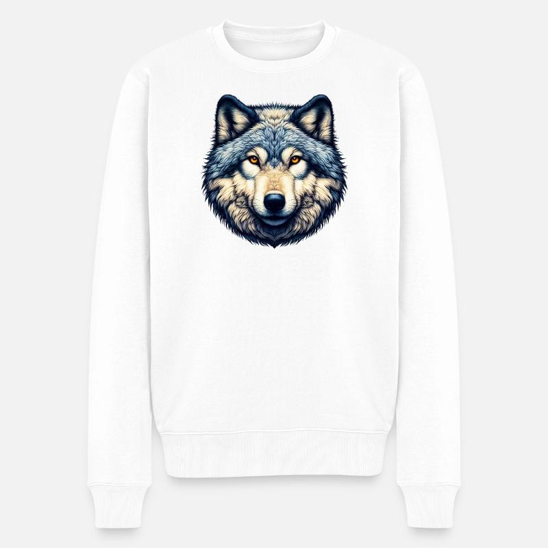 Loup - Pull Premium bio Homme - blanc