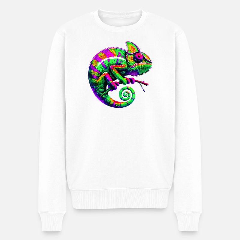 Caméléon - Pull Premium bio Homme - blanc