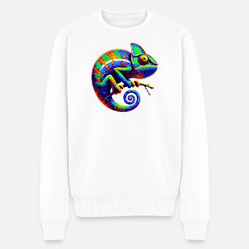 Caméléon - Pull Premium bio Homme - blanc