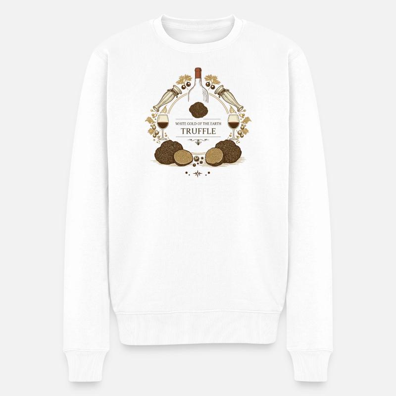 Festival de la truffe italienne - Pull Premium bio Homme - blanc