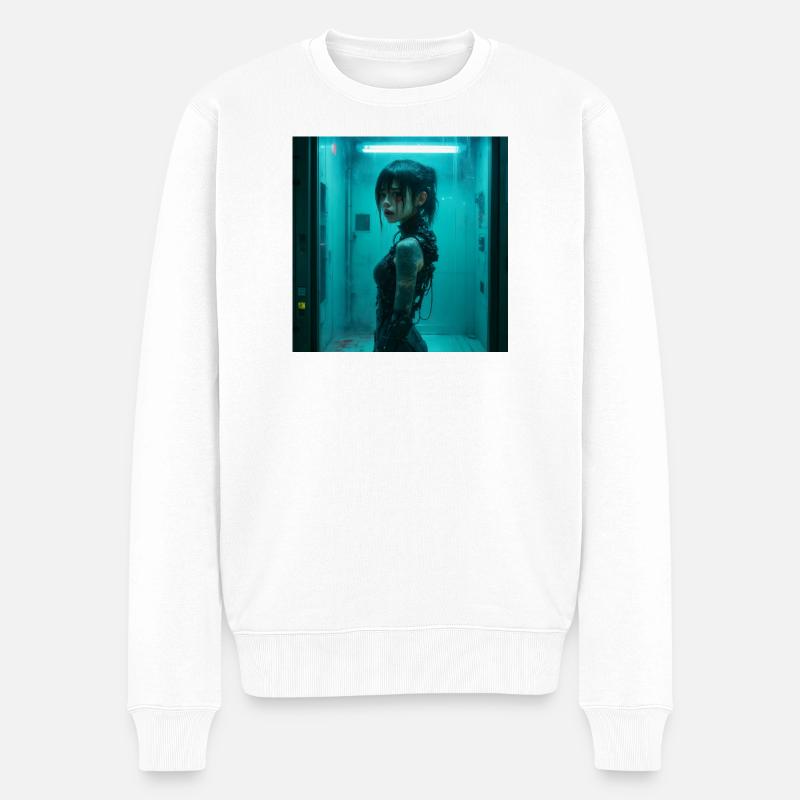 N-dless Nights : Isolation - Pull Premium bio Homme - blanc