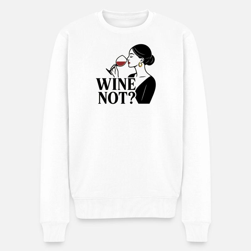 Wine Not? - Pull Premium bio Homme - blanc