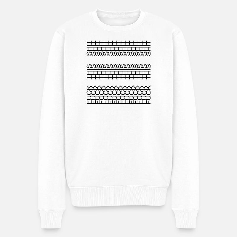 de merde - Pull Premium bio Homme - blanc