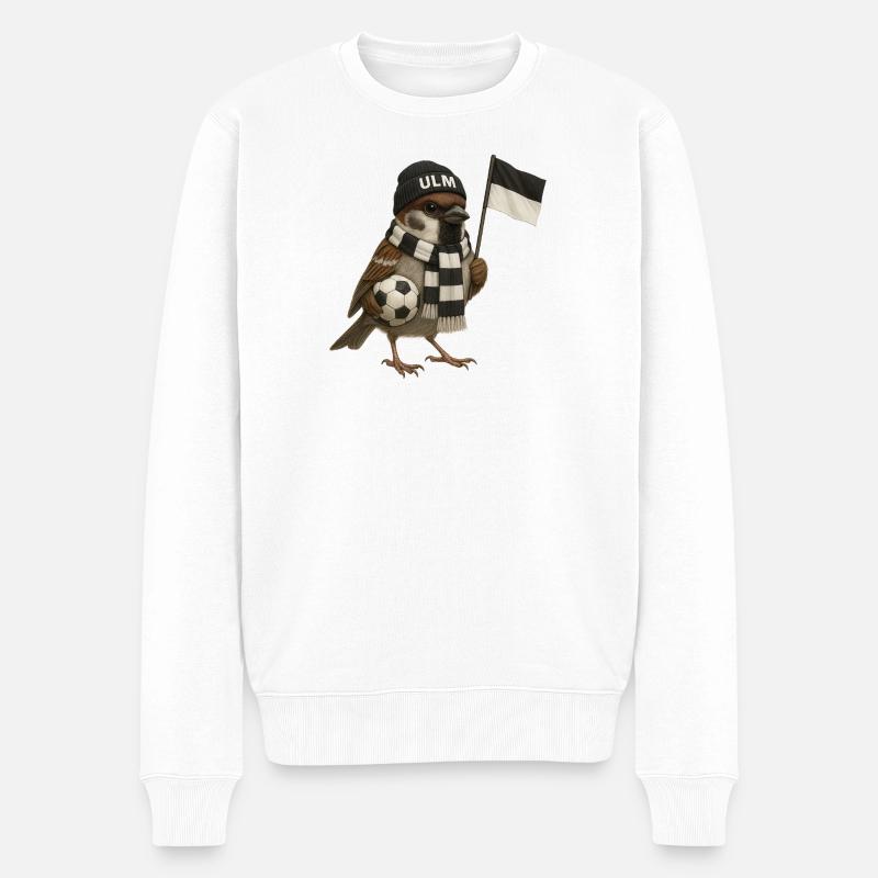 Ulmer Spatzen - Pull Premium bio Homme - blanc