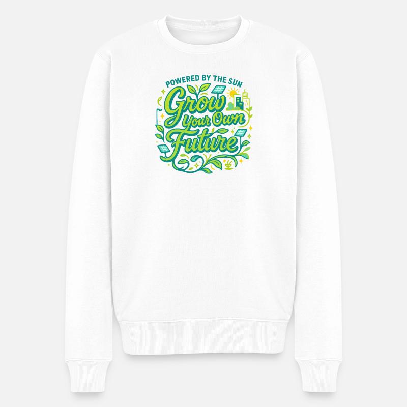 Développez votre propre avenir - Pull Premium bio Homme - blanc