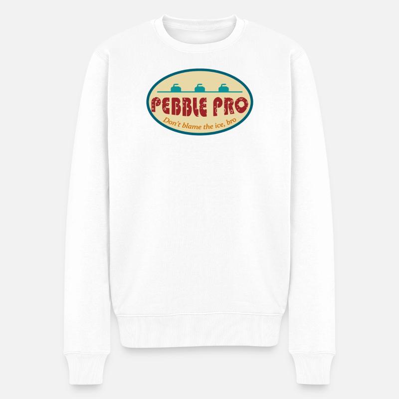 Pebble Pro - Pull Premium bio Homme - blanc