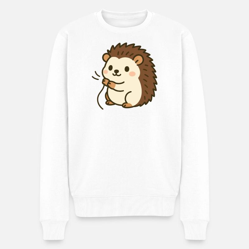 Câlin Stinger Hérisson Bébé - Pull Premium bio Homme - blanc