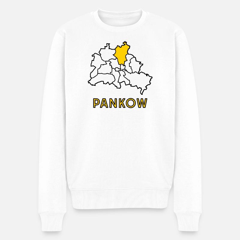 PANKOW, un quartier de Berlin - Pull Premium bio Homme - blanc