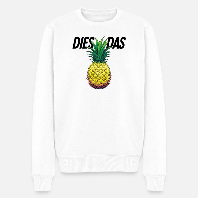 C’est l’ananas - Pull Premium bio Homme - blanc