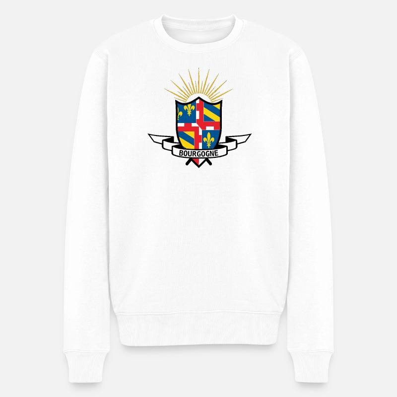Bourgogne - Pull Premium bio Homme - blanc
