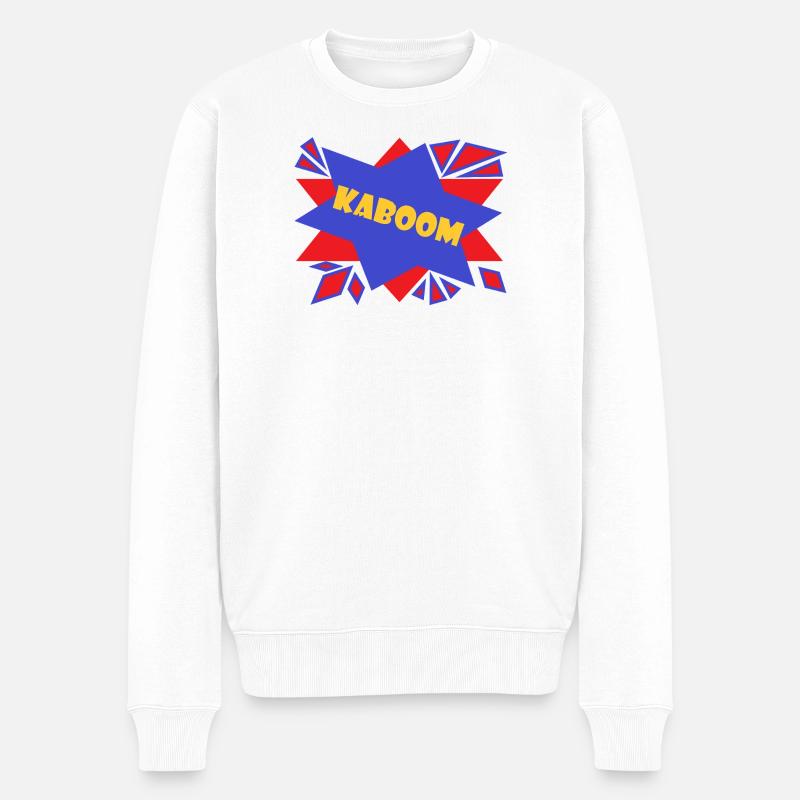 Bande dessinée Kaboom - Pull Premium bio Homme - blanc