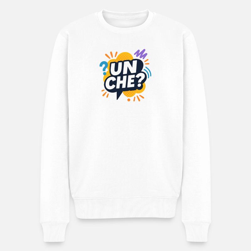 Un quoi? - Pull Premium bio Homme - blanc