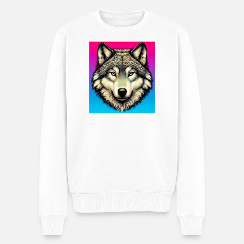 Loup - Pull Premium bio Homme - blanc