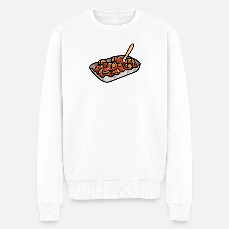 Berlin Currywurst Bratwurst Wurst Curry Grill - Pull Premium bio Homme - blanc
