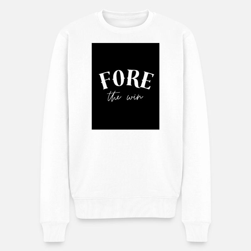 Avant la victoire - Pull Premium bio Homme - blanc