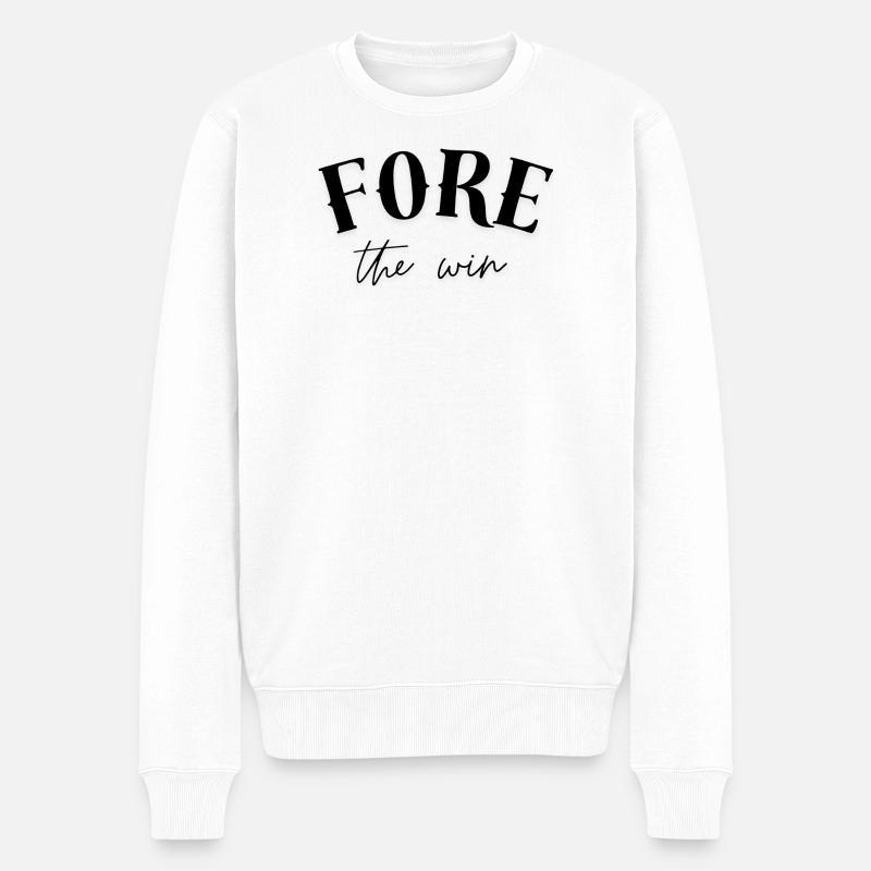 Den Sieg vorbereiten - Männer Premium Bio Pullover - Weiß