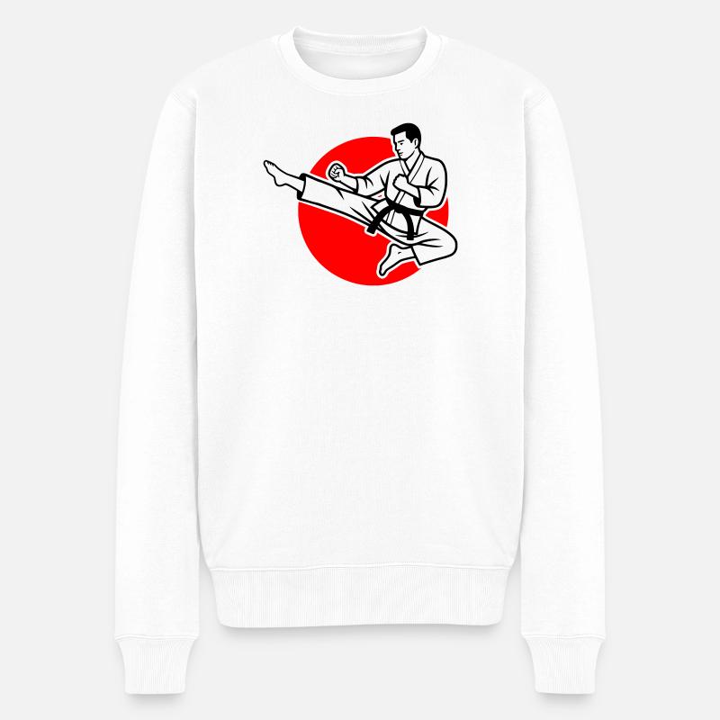 Tobi Geri - Pull Premium bio Homme - blanc