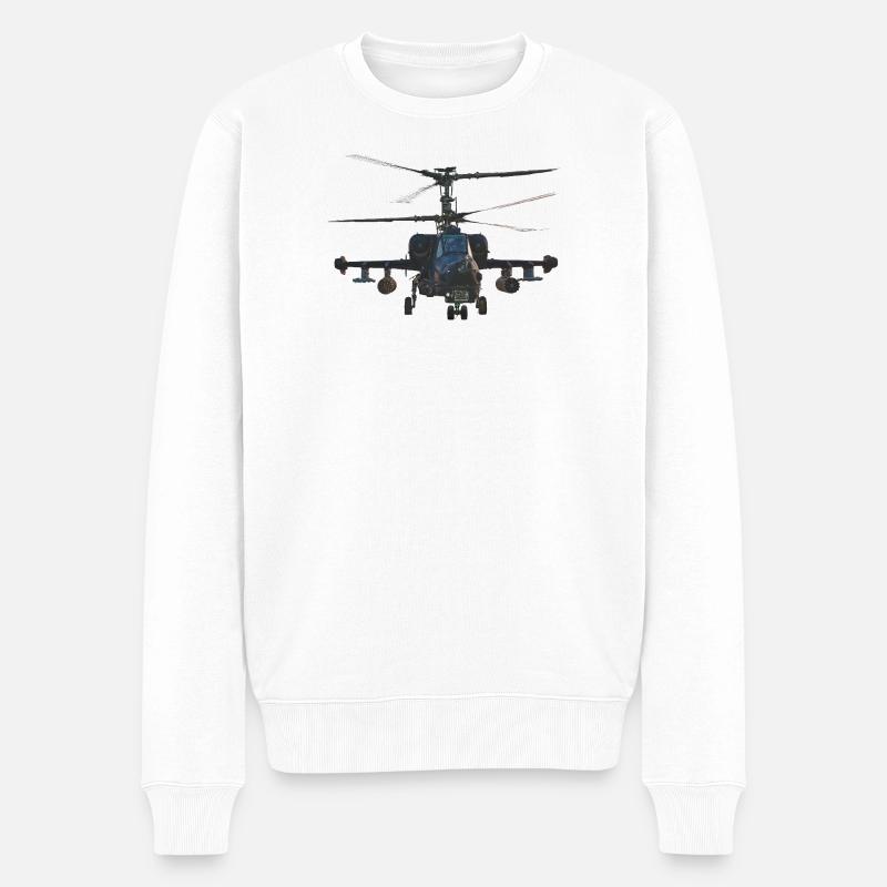 Le Ka-50 - Pull Premium bio Homme - blanc