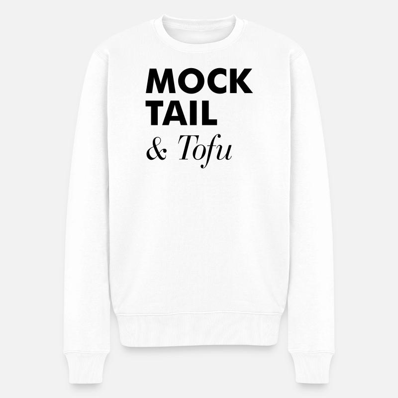 Tofu sans alcool végétalien - Pull Premium bio Homme - blanc