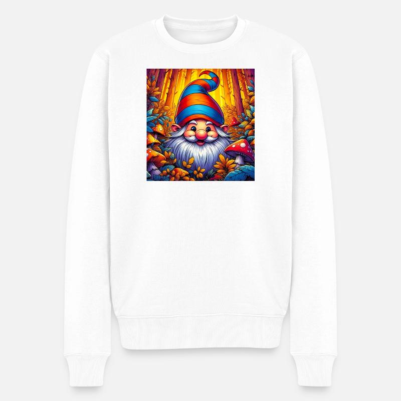 gnome - Pull Premium bio Homme - blanc