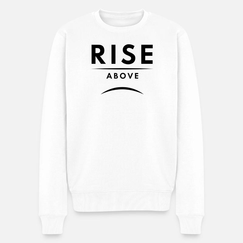 L’inspiration au-dessus du design graphique - Pull Premium bio Homme - blanc