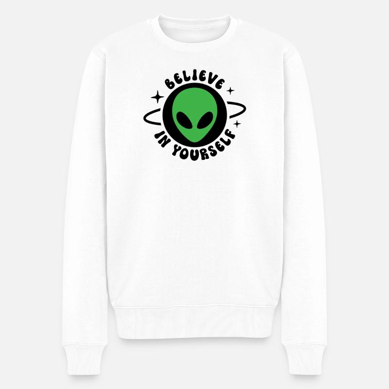 Croyez en vous - Pull Premium bio Homme - blanc