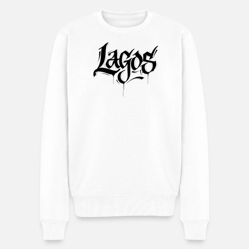 Lagos - Pull Premium bio Homme - blanc