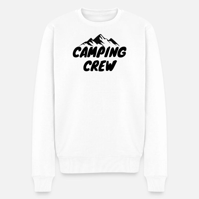 Équipe de camping - Pull Premium bio Homme - blanc