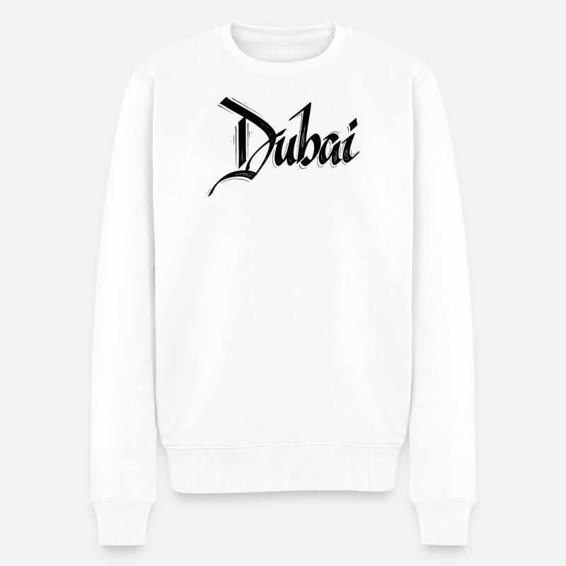 Dubai - Männer Premium Bio Pullover - Weiß