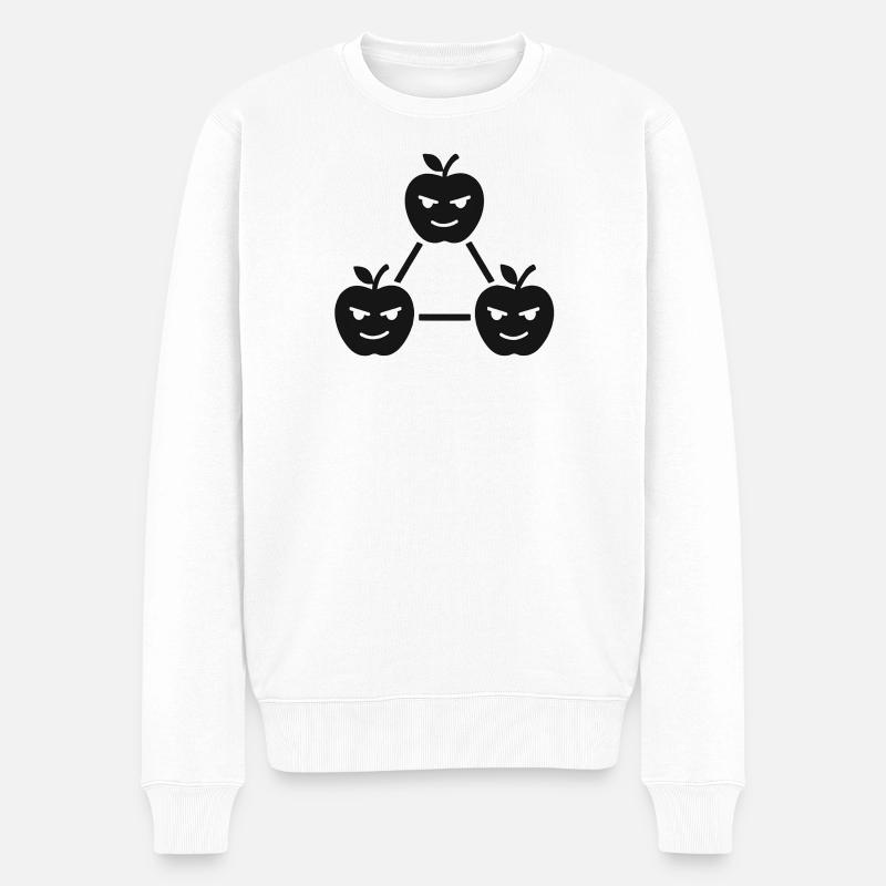 Conspiration d’Apple - Pull Premium bio Homme - blanc