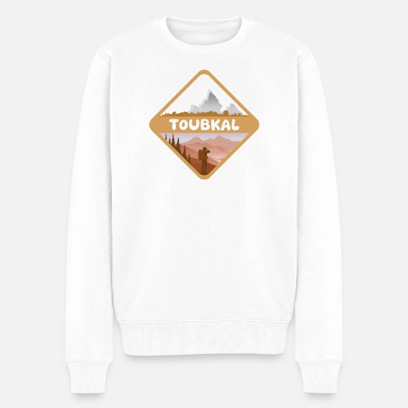 Toubkal - Pull Premium bio Homme - blanc