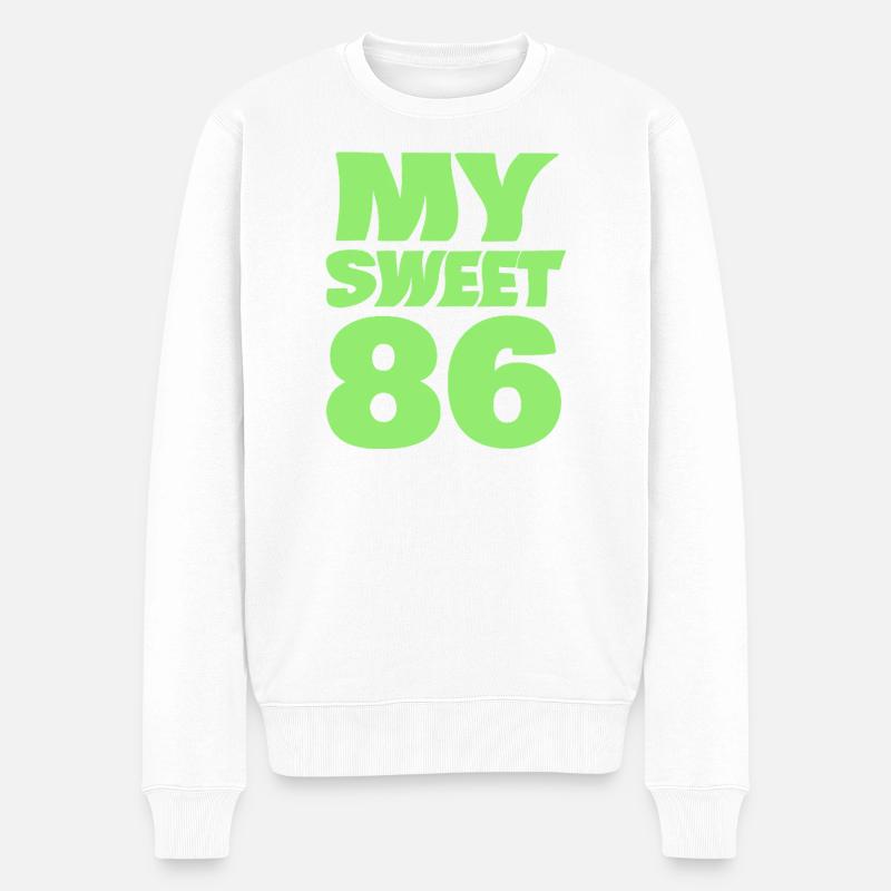 86 - Pull Premium bio Homme - blanc