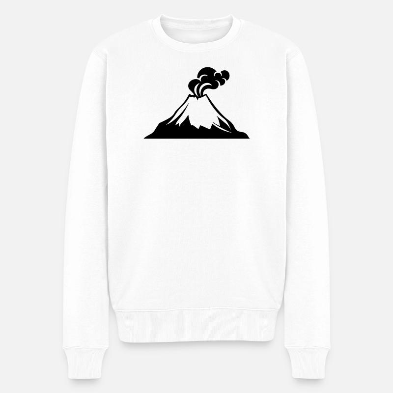 Volcan - Pull Premium bio Homme - blanc